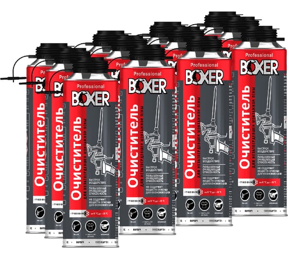 Изображение товара Очиститель монтажной пены Boxer 500 мл (1 уп - 12шт) BOXERCL3700/12