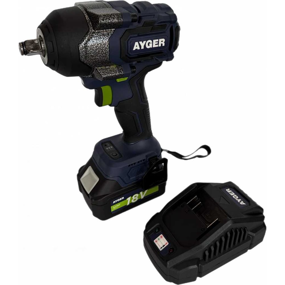 Купить Аккумуляторный бесщеточный гайковерт AYGER APW18/850
