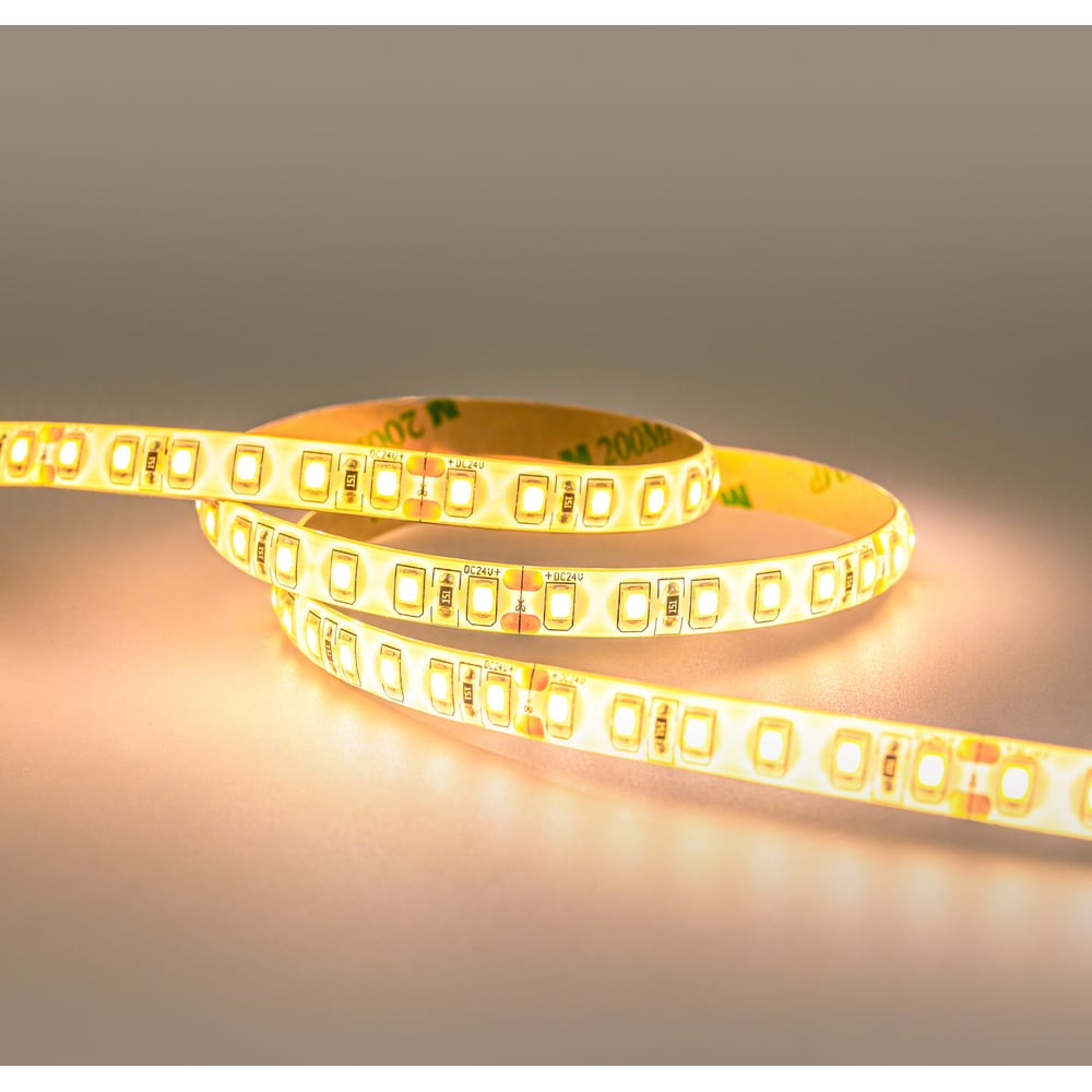 Изображение товара Светодиодная лента ELEGANZ LUX 24V IP65 2835 120 LED 9,6W/M 5м Теплая белая