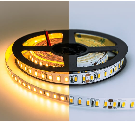 Изображение товара Светодиодная лента ELEGANZ LUX 24V 2835 120 LED 9,6W/M Теплая 3000К, 5м EL-24V-96WW