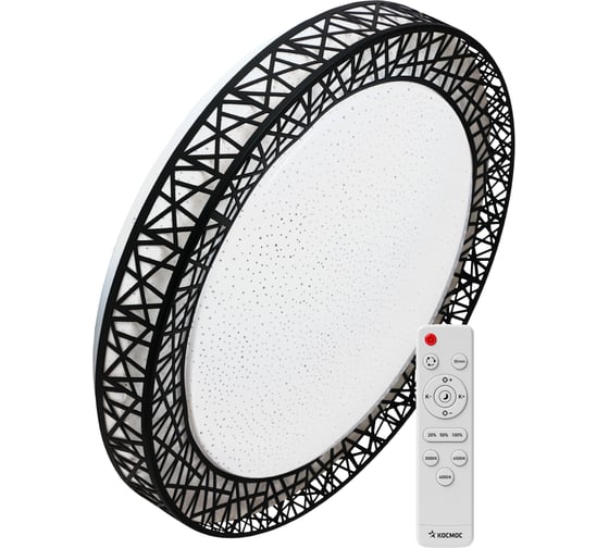 Изображение товара Настенно-потолочный управляемый LED светильник КОСМОС PREMIUM Loft-B 75Вт 3000-6500K 6250Лм KSLofB75W