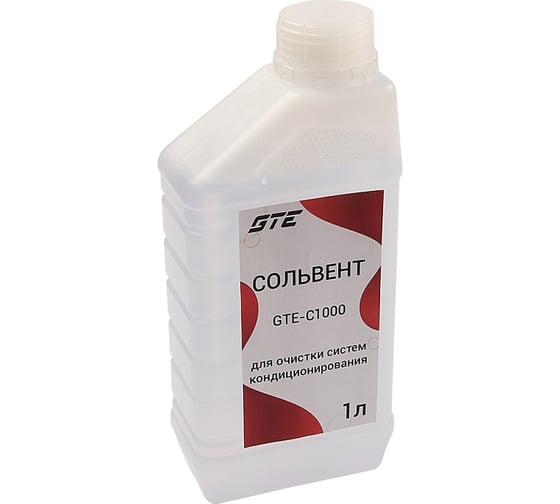 Изображение товара Промывочный сольвент для систем кондиционирования GTE 1л (применяется с JTC-1409 и JTC-4631) GTE-C1000