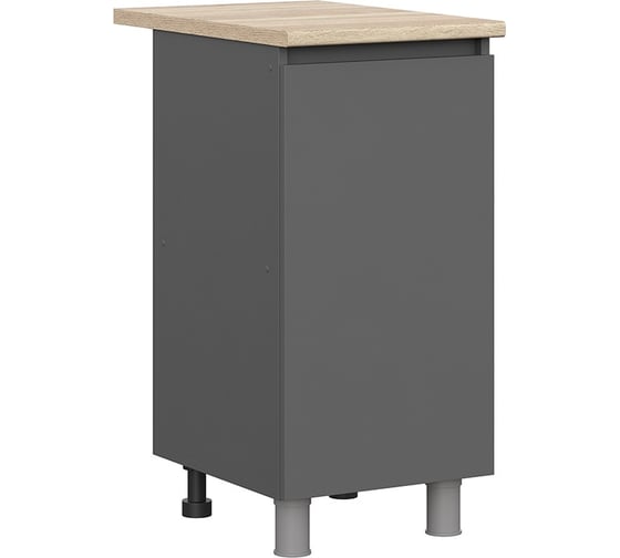 Изображение товара Стол-рабочий Арника со столешницей С 400 Денвер, графит Н14471229