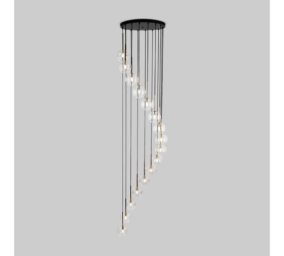 Изображение товара Подвесной светильник TK Lighting со стеклянными плафонами 10182 Aurora прозрачный a068315