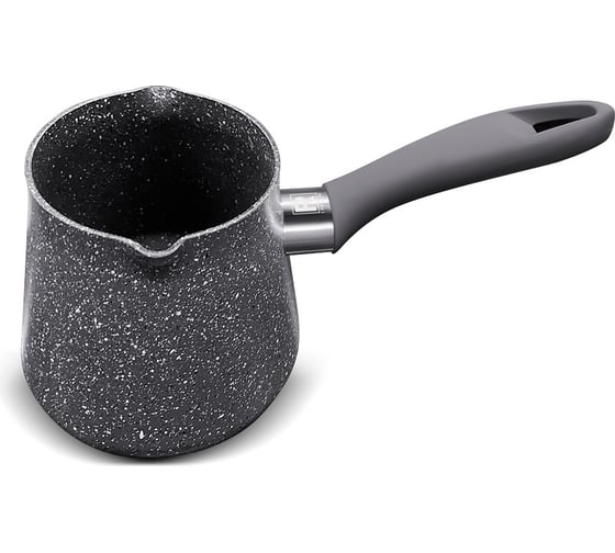 Изображение товара Турка Regent Inox с антипр.мраморным покрытием и ручкой SOFT TOUCH, 700мл /ТМ REGENT 93-AL-TU-1-701