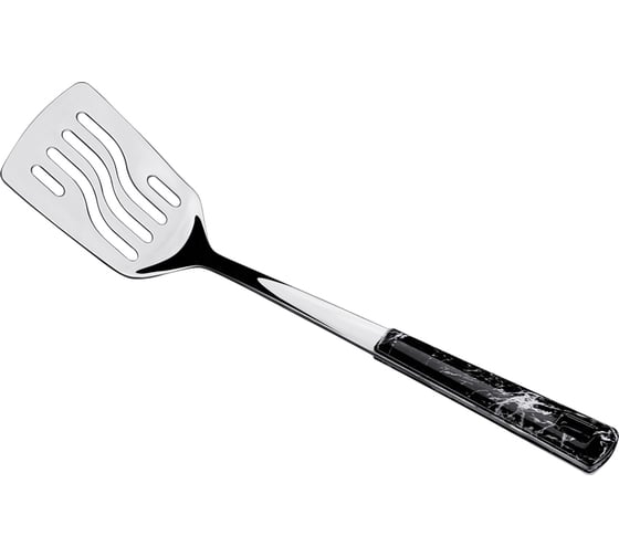 Изображение товара Лопатка кулинарная Regent Inox с прорезями Linea MARMO NERO 93-TO-MN-03