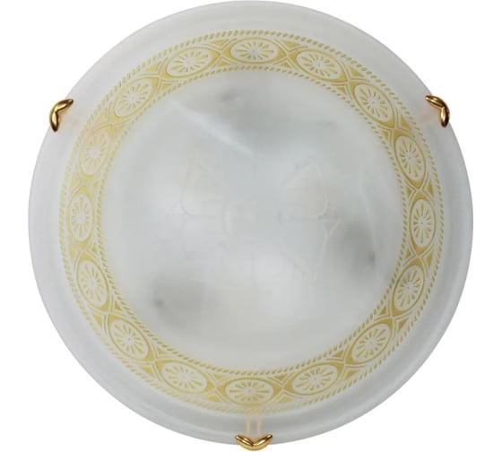 Изображение товара Светильник настенно-потолочный ЭЛЕТЕХ Эссе Фиоре 500 НПБ 06-3x60 М64 золотой 1005150528