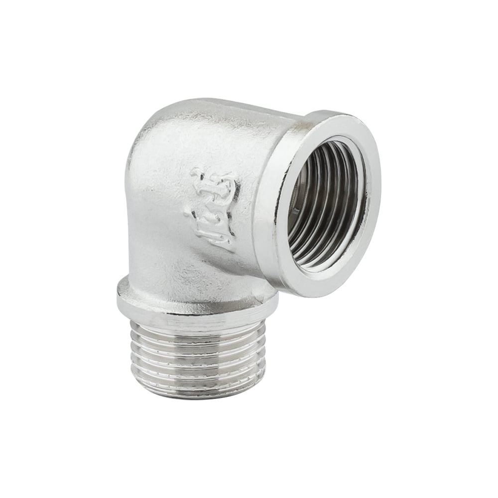 Изображение товара Уголок с ребордой никелированный PROFACTOR 1/2Ф-1/2М 90 град