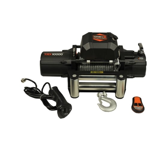 Изображение товара Автомобильная лебедка 4REVO 10000lbs 12В, со стальным тросом 4R-W101A