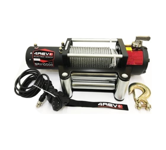 Изображение товара Автомобильная лебедка 4REVO SRX FS 1000 lbs 12В, стальной трос 4R-W103A-12