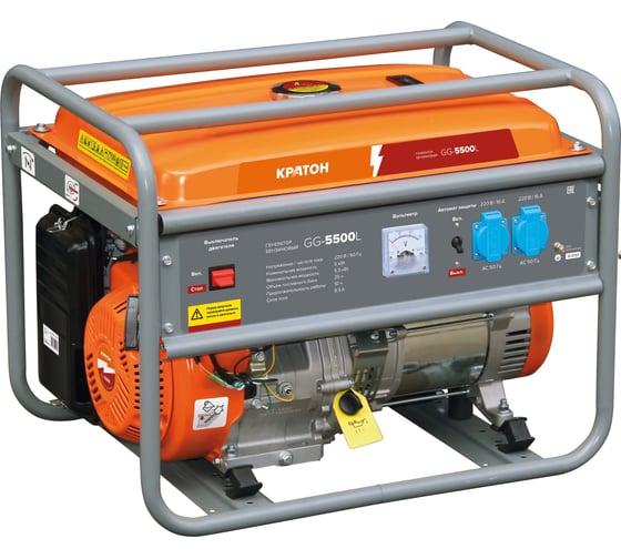 Изображение товара Генератор бензиновый Кратон GG-5500L 3 08 01 047