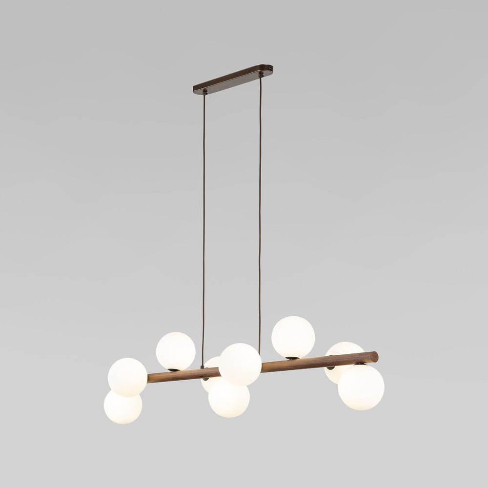Изображение товара Подвесной светильник Estera Wood TK Lighting 10273 стиль арт-деко с стеклянными плафонами