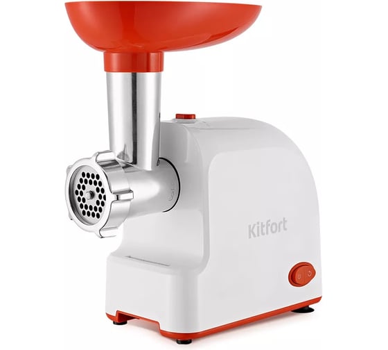 Изображение товара Мясорубка KITFORT бело-красная КТ-2113-3