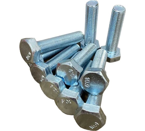 Изображение товара Болт 23 Болта 10x1,25x20 мелкая резьба к.п.10.9 ОЦ DIN 961 10 шт. ОФ016203