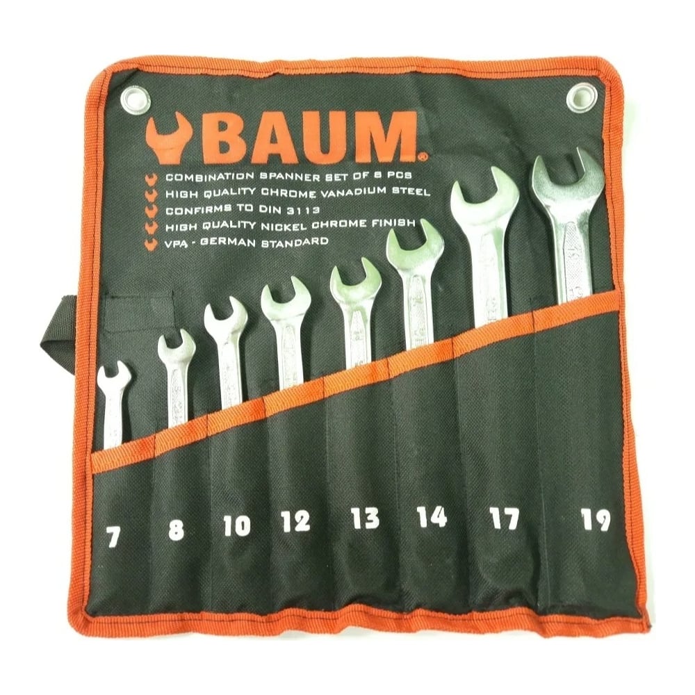 Набор комбинированных ключей BAUM