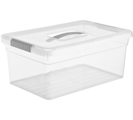 Изображение товара Ящик для хранения FunBox, Стандарт, с ручкой, 10 л FB2070