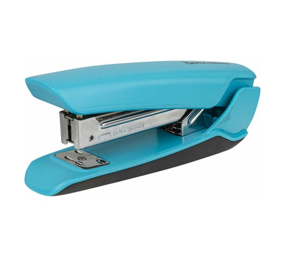 Изображение товара Степлер BRAUBERG ULTRA №24/6 26/6, до 30 листов, с антистеплером, голубой 228757