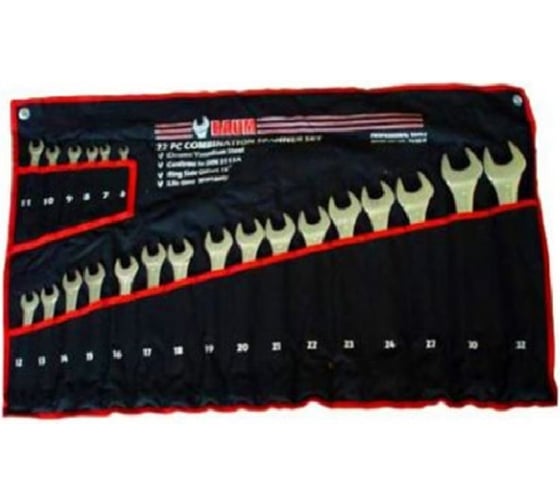 Изображение товара Набор комбинированных ключей BAUM в пластиковом держателе, 26 предметов, 6-32 мм 30-26M