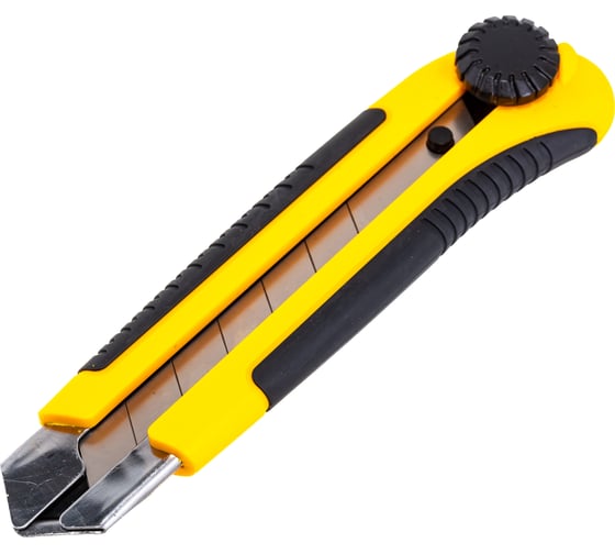 Изображение товара Нож серия 31 HARDY двухкомпонентный, усиленный 25мм в блистере 0510-312500