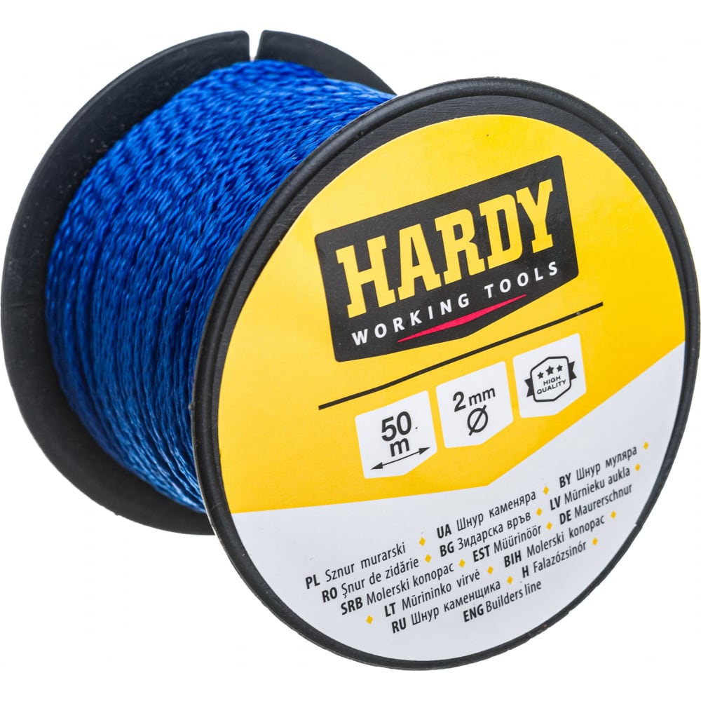 Шнур каменщика HARDY разметочный шнур hardy