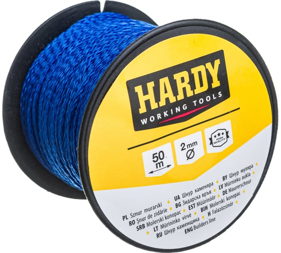 Изображение товара Шнур каменщика HARDY 2 мм, 50 м 0720-360520