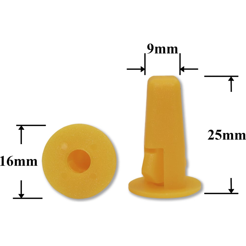 Изображение товара Клипса под саморез Lexus Toyota w705956-s300 КрепАвто, 8,9 мм, 25,2 мм