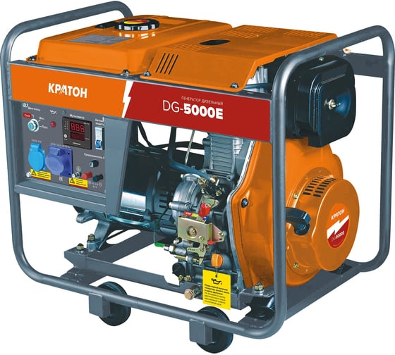 Изображение товара Генератор дизельный КРАТОН DG-5000E 3 08 02 026