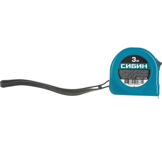 Изображение товара Рулетка в пластиковом корпусе СИБИН МЕТКА 3м 16мм 34020-03-16_z01
