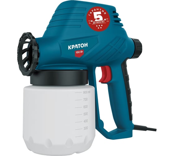Изображение товара Краскораспылитель электрический КРАТОН ESG-150 3 09 01 008