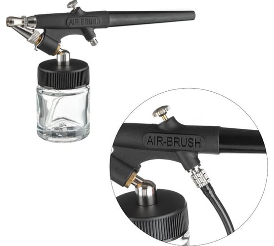 Изображение товара Мини-аэрограф с набором аксессуаров INTERTOOL PT-1503