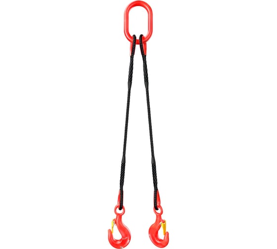 Изображение товара Строп канатный двухветвевой ООО ПКФ Сварком 2СК-4 т 5 м втулка cп000102063