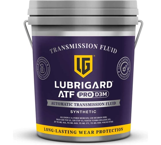 Изображение товара Трансмиссионное масло для АКП LUBRIGARD ATF PRO D3M (19 л) LGPATFD3MCPL19