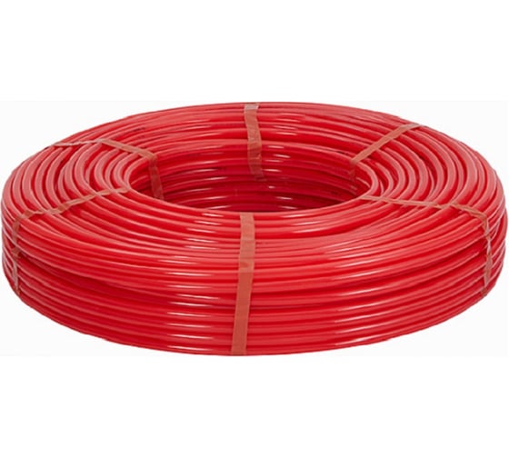 Изображение товара Труба сшитый полиэтилен Imperial 16x2,0 PE-Xa/EVOH пятислойная с кислор. барьером бухта 200м, красная 779.16