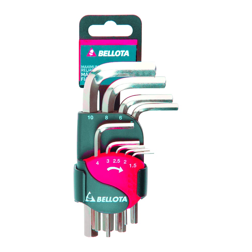 Набор никелированных ключей Bellota набор рожковых ключей bellota