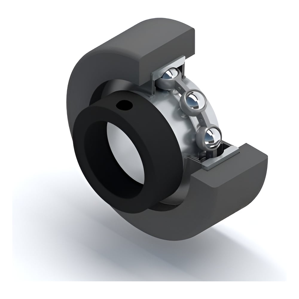 Изображение товара Подшипник DINROLL C-AELR206A радиальный корпусной стальной монтажный