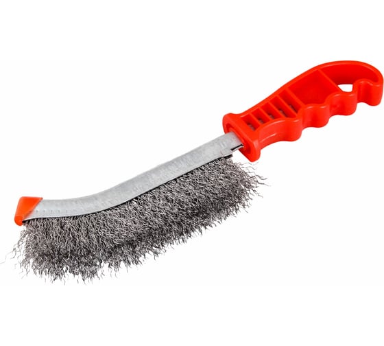 Изображение товара Щётка NORGAU с пластиковой рукояткой, стальная проволока 087602102