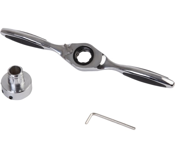 Изображение товара Плашкодержатель WIEDERKRAFT с трещоткой, 3 предмета WDK-DH0312