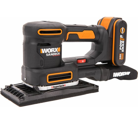Изображение товара Аккумуляторная виброшлифмашина WORX WX820