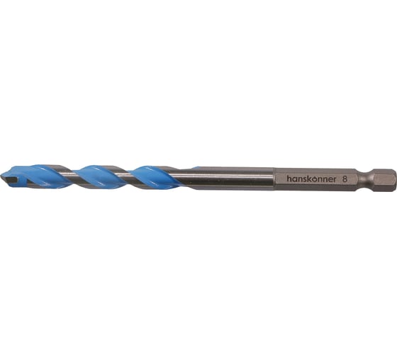 Изображение товара Сверло универсальное 8 мм Hanskonner H1055-08-08