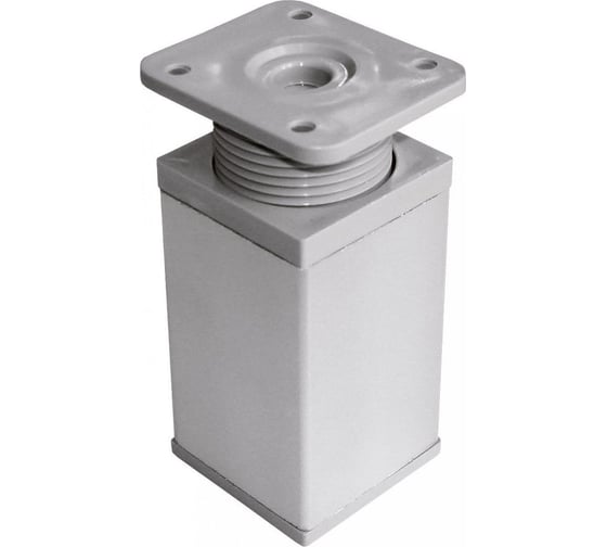 Изображение товара Ножка Tech-Krep 40х40х100 мм, квадрат, регулируемая сверху, алюминий 127474