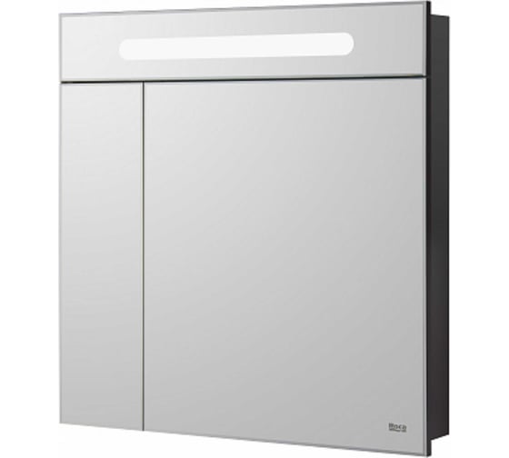 Изображение товара Зеркальный шкаф ROCA VICTORIA NORD Black Edition 80, черный глянец ZRU9000100