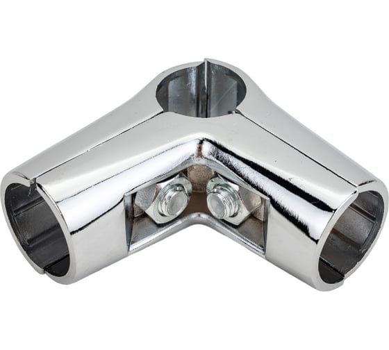 Изображение товара Соединитель 3-х труб угловой Zitar, хром, 1 шт. 127452