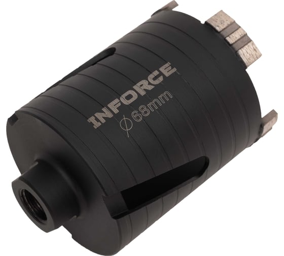 Изображение товара Коронка алмазная по бетону 68 мм Inforce 11-02-068