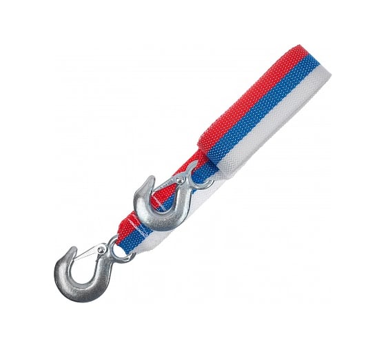 Изображение товара Буксировочный трос Remocolor 10 тонн, 2 крюка 62-4-510