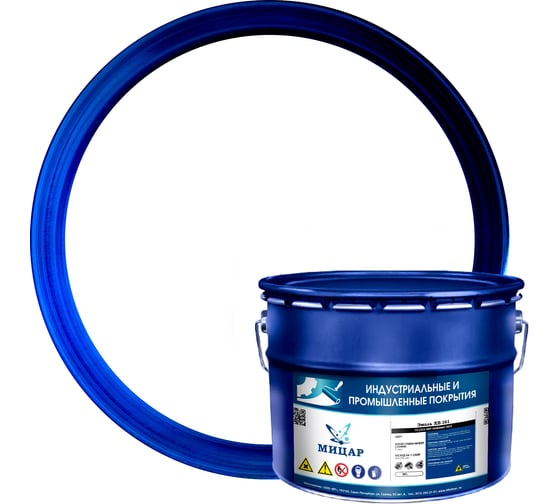 Изображение товара Эмаль Мицар ХВ-124 10 кг белый УТ000012951