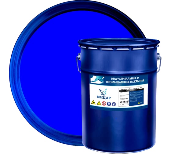 Изображение товара Эмаль Мицар ХВ-785 20 кг синий 00000000954