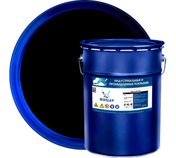 Изображение товара Эмаль Мицар ХС-710 20 кг черный УТ000010815