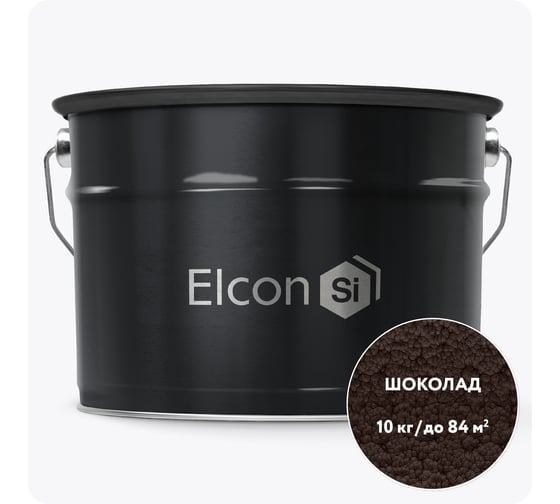 Изображение товара Кузнечная краска с молотковым эффектом Elcon шоколад 10кг 00-00002847