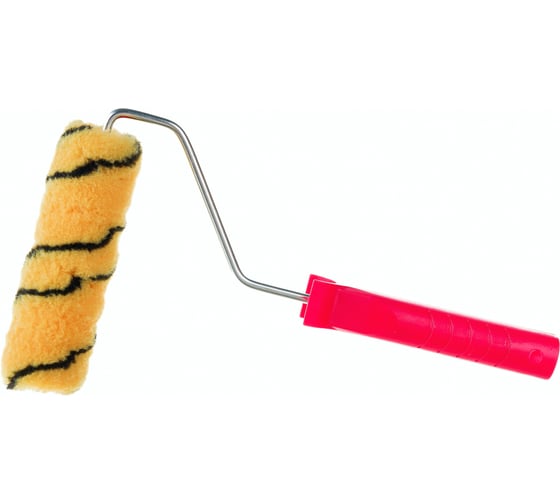 Изображение товара Малярный миди-валик VIRTUS Полиакрил в сборе, 150 мм, ворс-12 мм 002327150