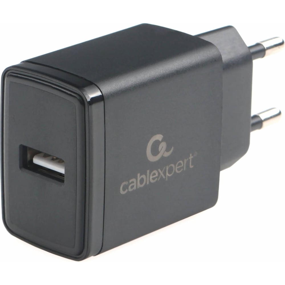 Изображение товара Зарядное устройство Cablexpert 10.5Вт 2.1А 1хUSB черный MP3A-PC-55